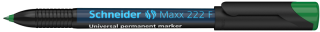 Перманентен маркер Schneider Maxx 222 F, 0.7 мм, зелен