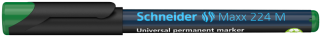 Перманентен маркер Schneider Maxx 224 M, 1.0 мм, зелен
