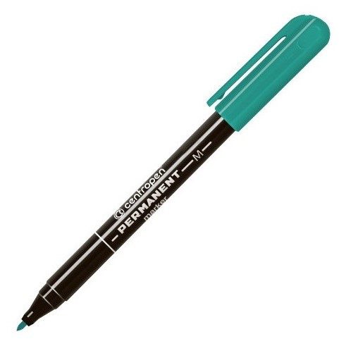 Перманентен маркер Centropen 2846, зелен