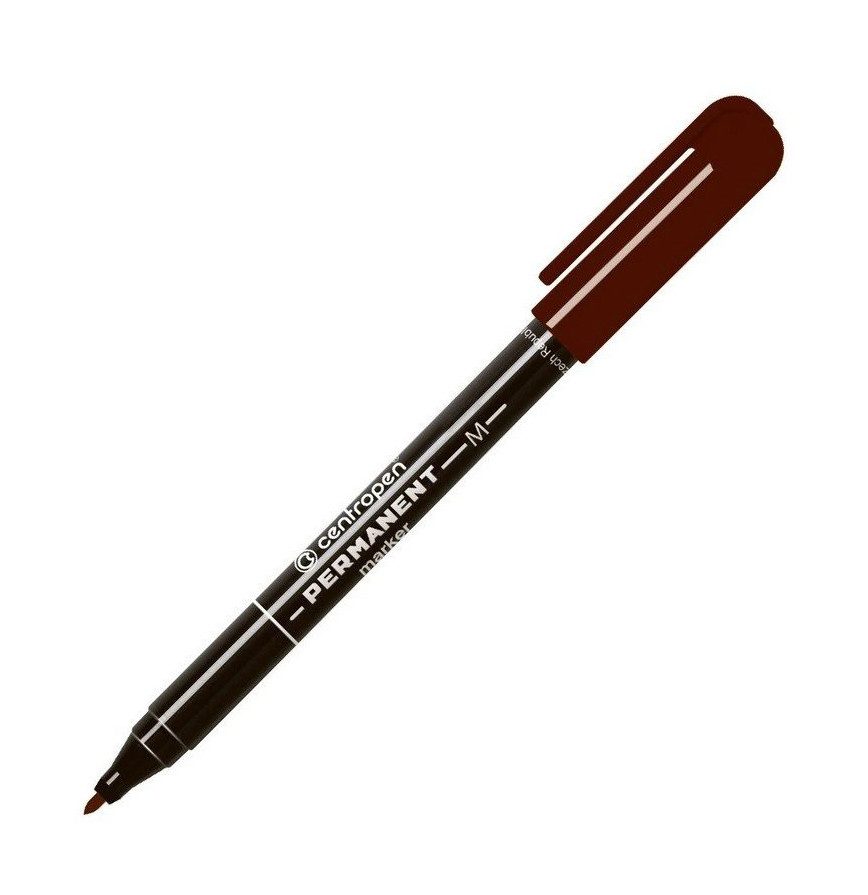 Перманентен маркер Centropen 2846, кафяв