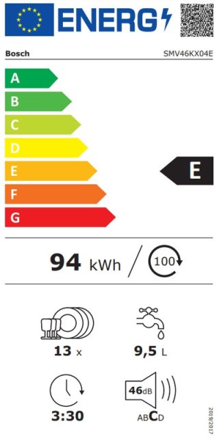 Съдомиялна Bosch SMV46KX04E SER4