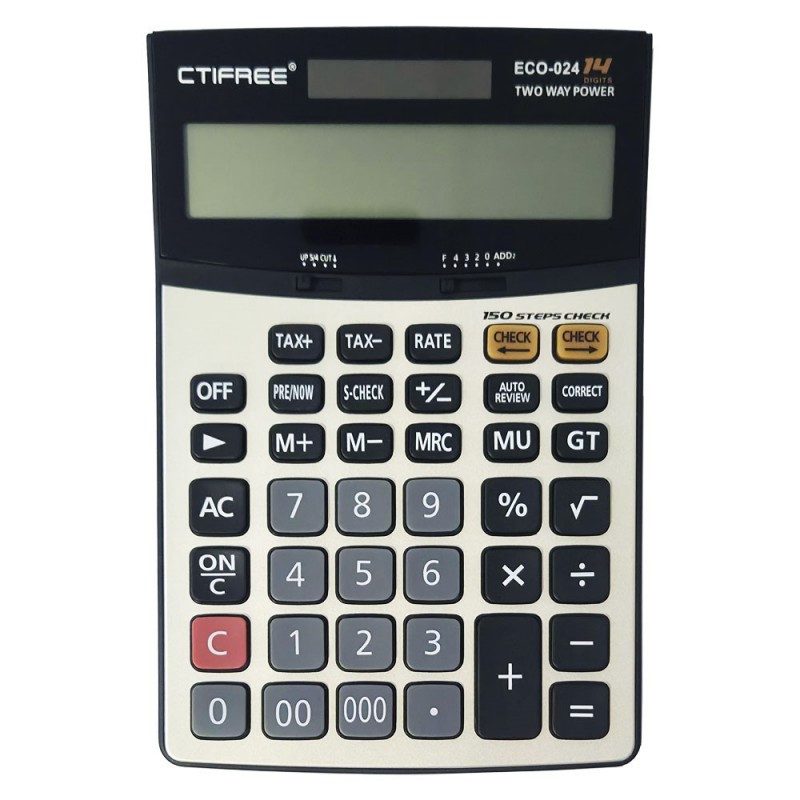 Калкулатор Citifree Eco-024 Check/Correct 14 разряден