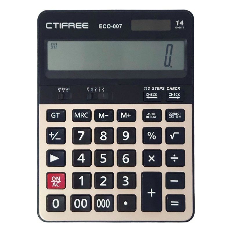 Калкулатор Citifree Eco-007 Check/Correct 14 разряден