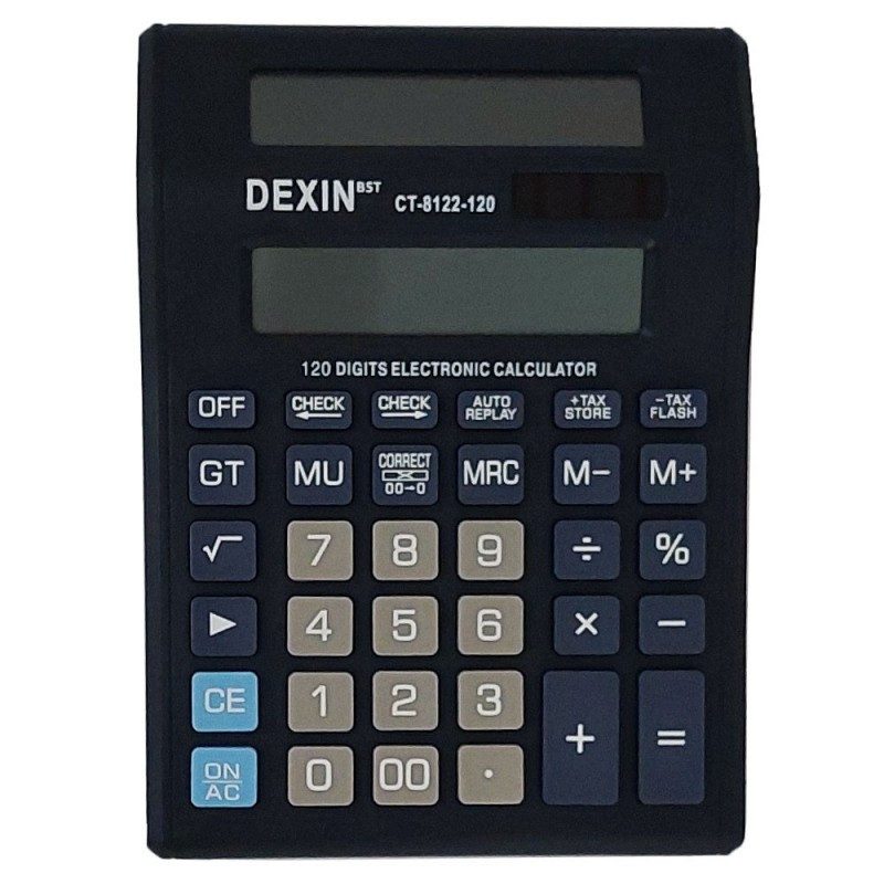 Калкулатор DEXIN 8122-120 с два дисплея