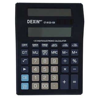 Калкулатор DEXIN 8122-120 с два дисплея