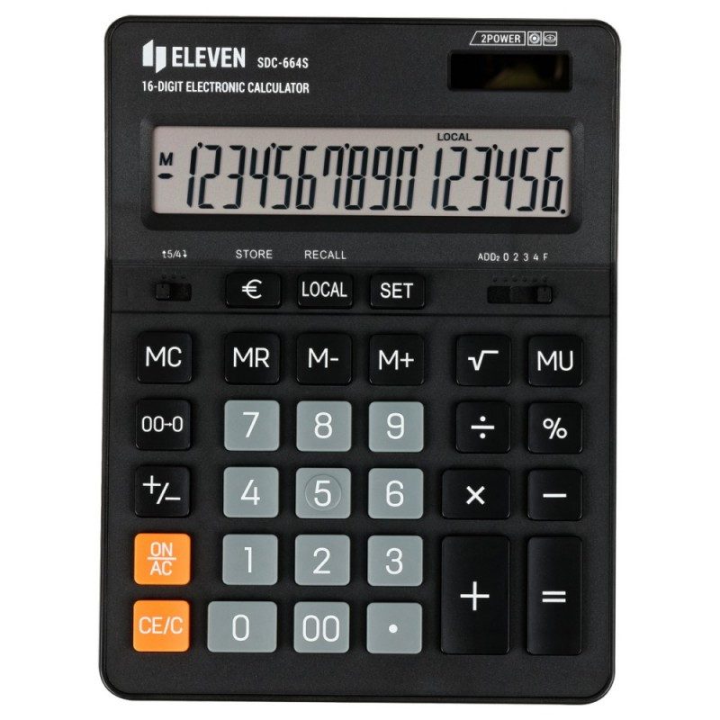 Калкулатор с евро конверсия Eleven SDC 664S