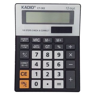 Калкулатор Kadio CT-302 12 разр.120 steps CHECK&CORRECT