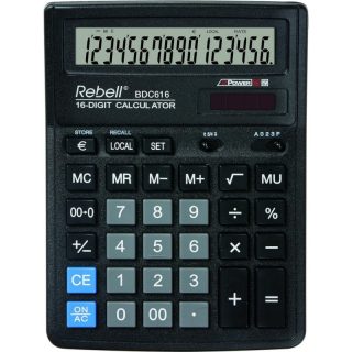 Калкулатор с евро конверсия Rebell разряден BDC 616, 193/143