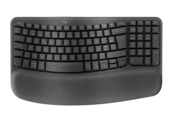 Клавиатура Logitech Wave Keys wireless ergonomic keyboard - GRAPHITE