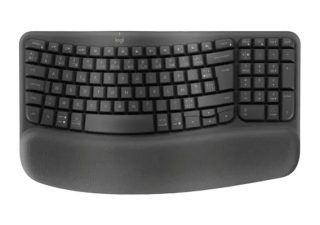 Клавиатура Logitech Wave Keys wireless ergonomic keyboard - GRAPHITE