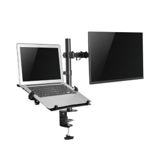 Стойка Neomounts Flat Screen & Notebook Desk Mount clamp/grommet
