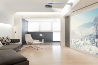 Стойка Neomounts Projector Wall Mount length: 79-129 cm  short throw  silver