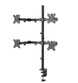 Стойка Neomounts Flat Screen Desk Mount clamp/grommet for 4 Screens