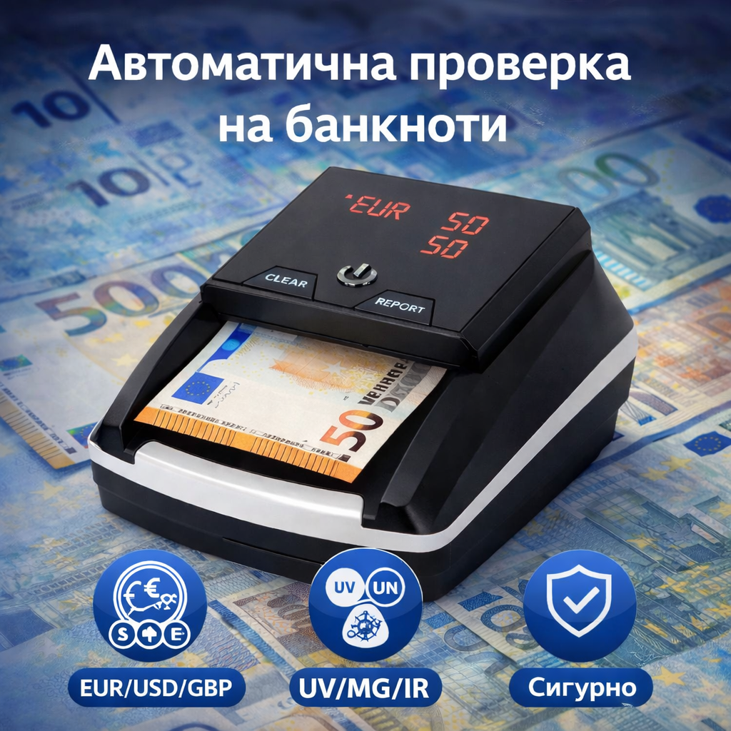 Автоматичен детектор за банкноти AL-136
