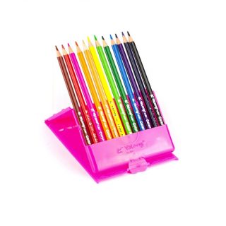 Цветни моливи 12 цвята Yalong в PVC кутия,  YL10019