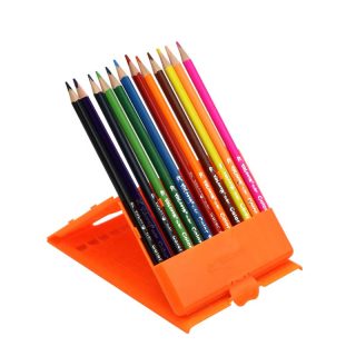 Цветни моливи 12 цвята Yalong в PVC кутия,  YL10019