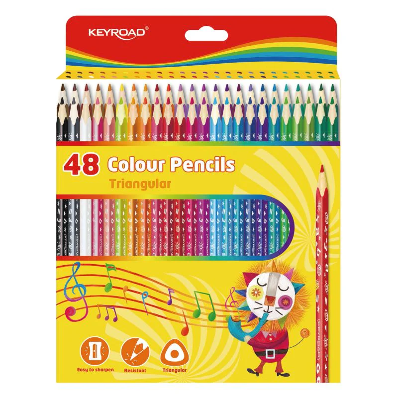 Цветни моливи Keyroad 48 цвята,  KR972504