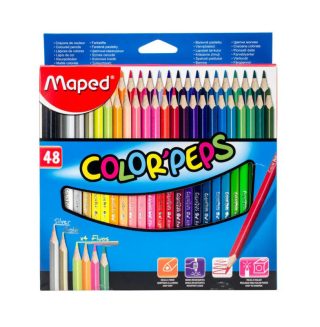 Цветни моливи Maped 48 цвята