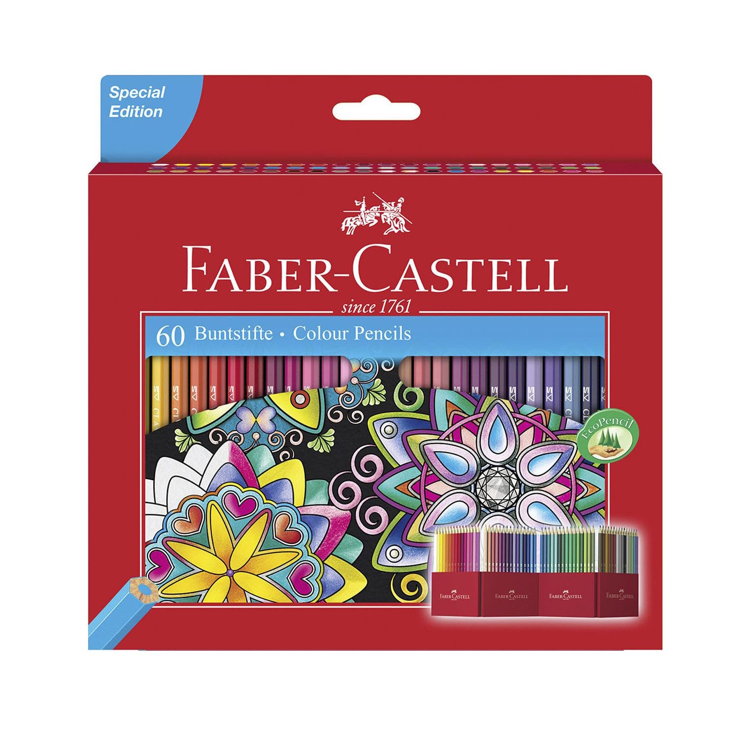 Цветни моливи Faber-Castell 60 цвята