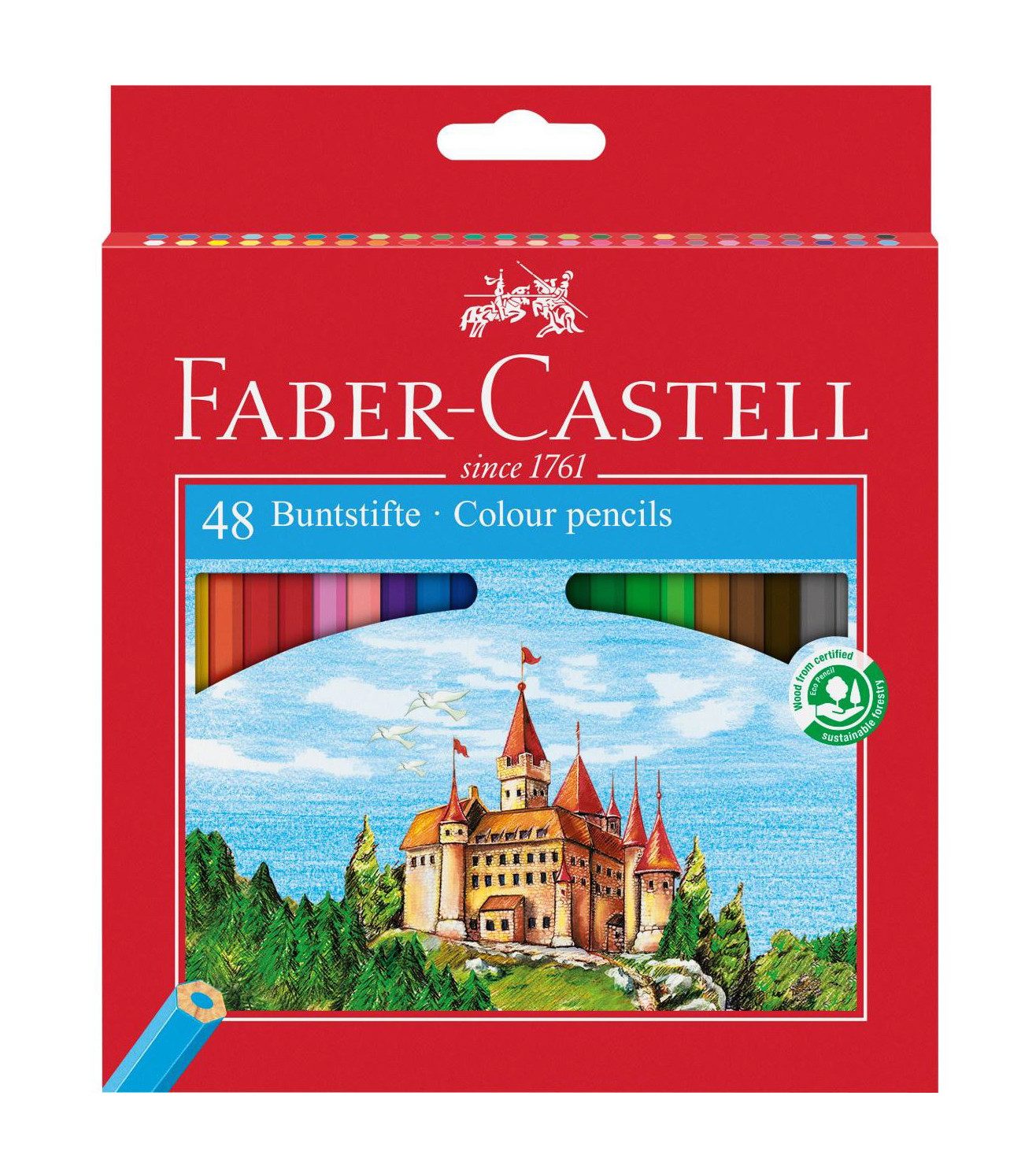 Цветни моливи Faber-Castell 48 цвята