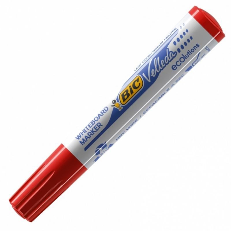 Маркер за бяла дъска BIC червен