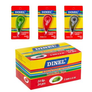 Коректор лента Dinel 5мм 6м МАЛЪК