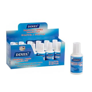 Коректор с четка Dinel 20мл