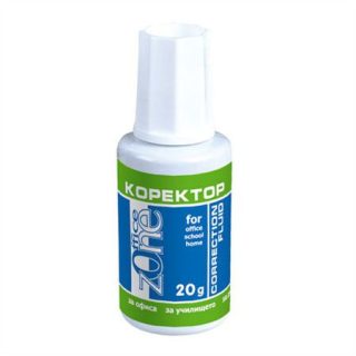 Коректор с четка OfficeZone 20гр