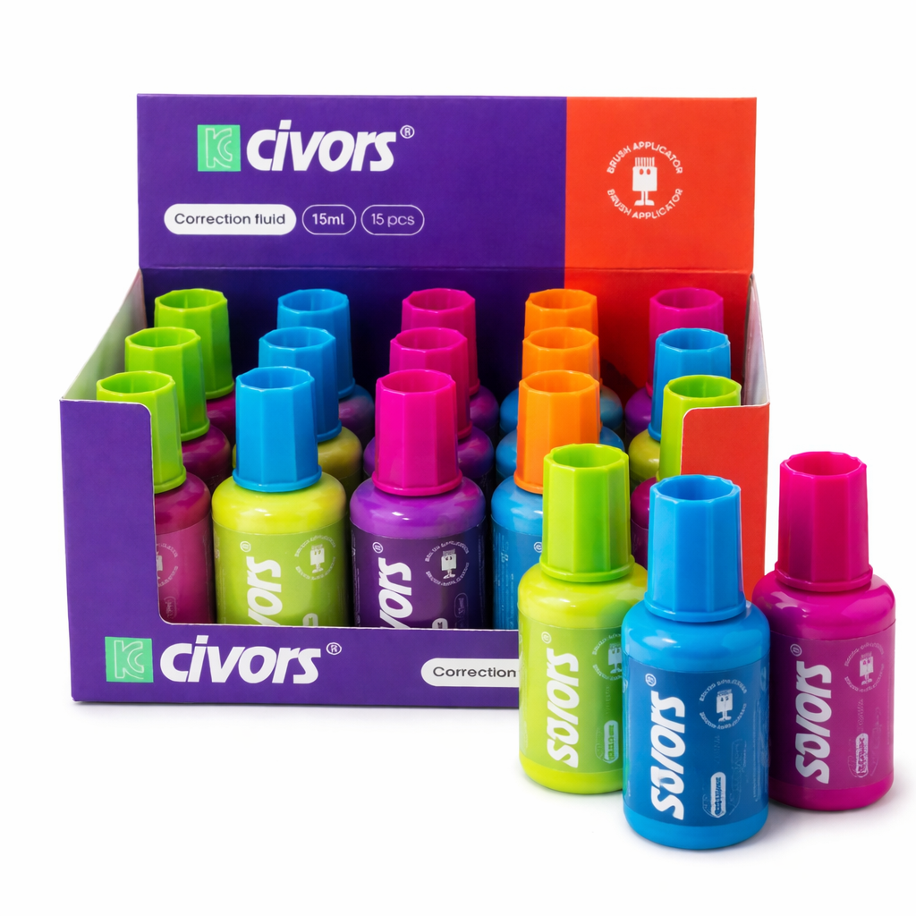 Коректор с четка Civors 8149 15мл ацетонов