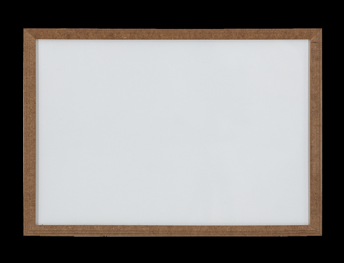 Бяла дъска 30х45 с MDF рамка