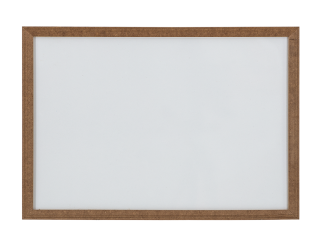 Бяла дъска 30х45 с MDF рамка