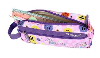 Несесер KEYROAD 2 ципа PURPLE SMILE KR973137