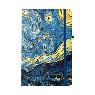 Тефтер с ластик А4 80 л. Van Gogh - Starry Night - 8800-1