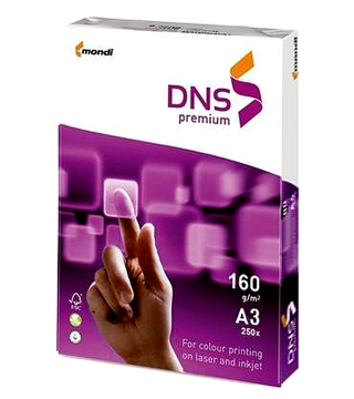 Картон А3 бял 160гр. 250л. DNS Premium