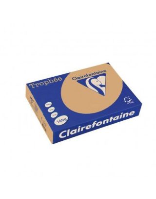 Картон CLAIRE 160гр А4 250Л CARAMEL №1102