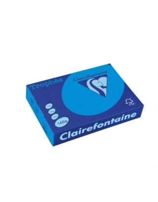 Картон CLAIRE 160гр А4 250Л INT.BLUE №1022