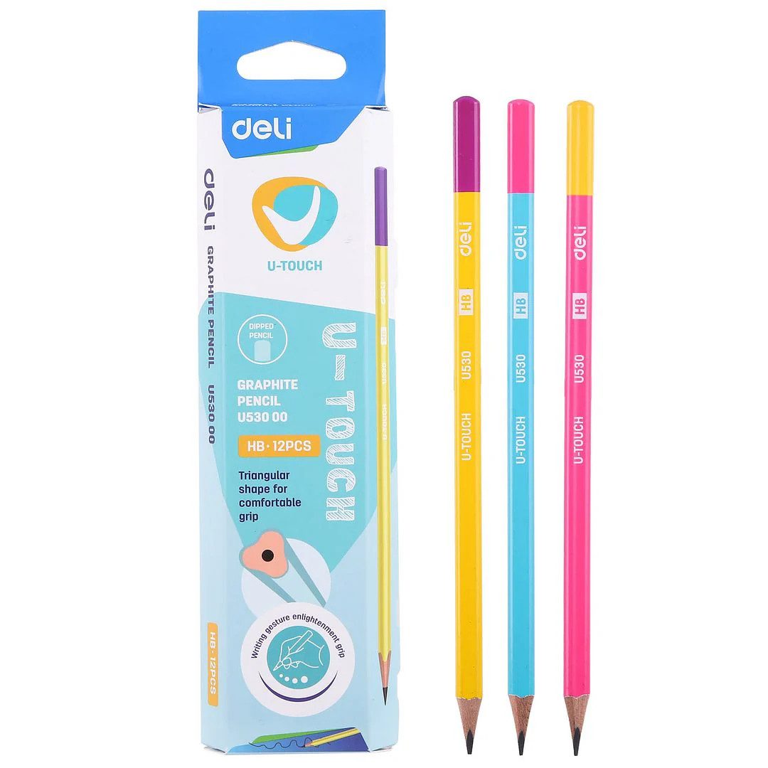 Молив Deli U-touch 53000 триъгълен без гума