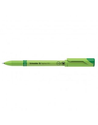 Тънкописец Schneider Topliner 911, 0.4 мм, зелен