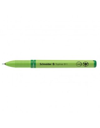 Тънкописец Schneider Topliner 911, 0.4 мм, зелен