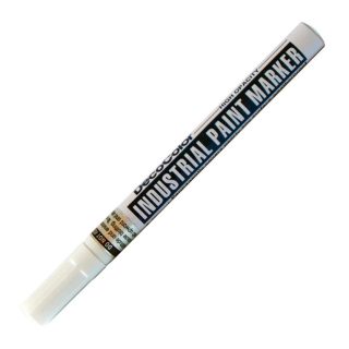 Маркер покриващ Marvy Uchida Industrial Paint 221 fine бял