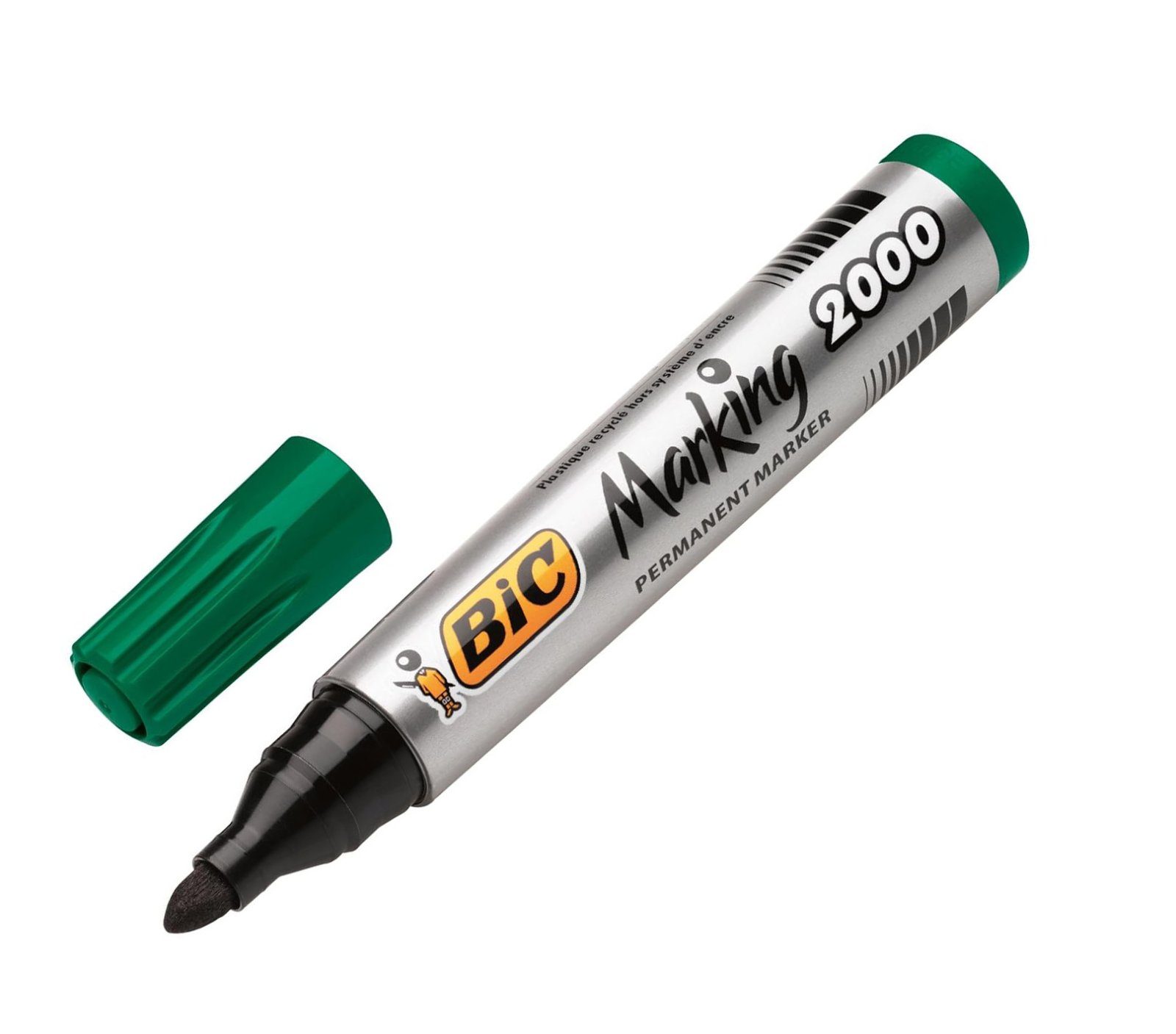 Перманентен маркер BIC Marking 2000, объл връх, зелен