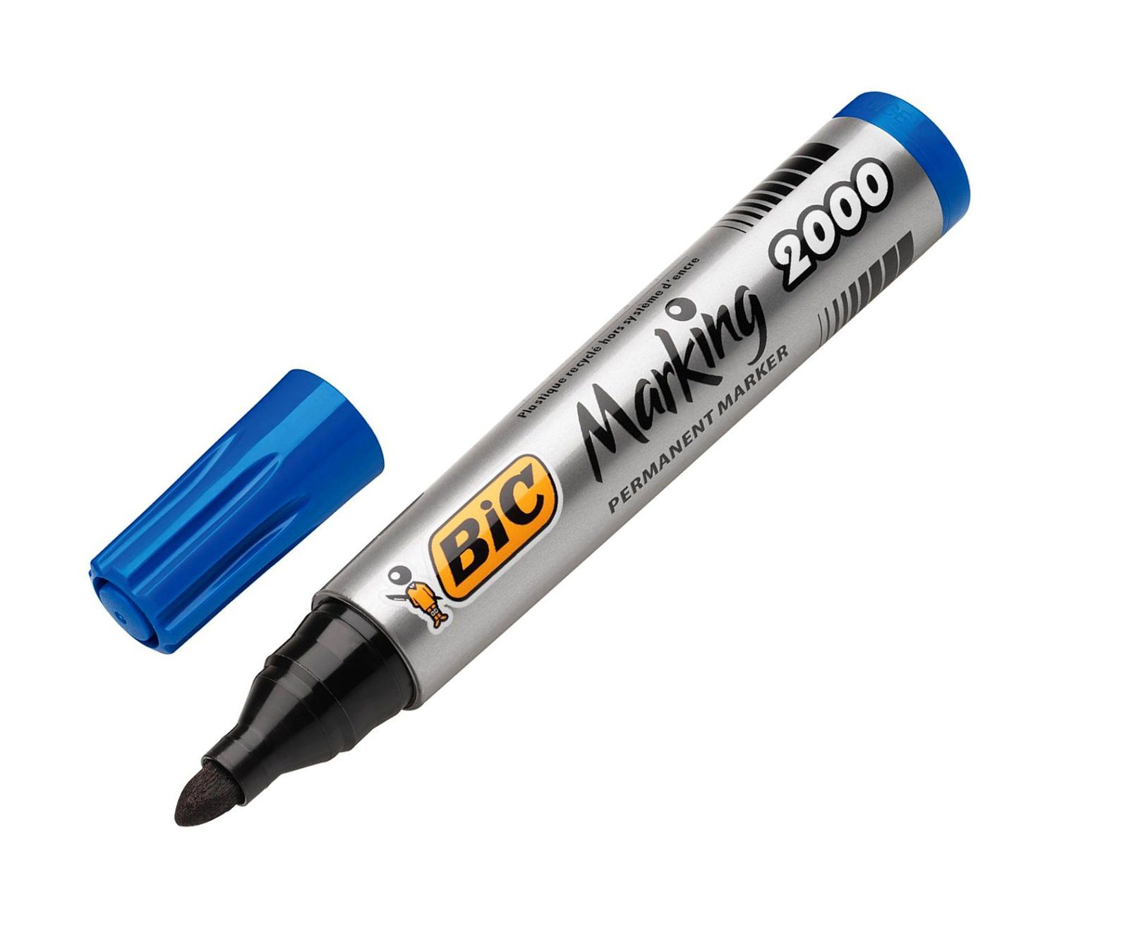 Перманентен маркер BIC Marking 2000, объл връх, син