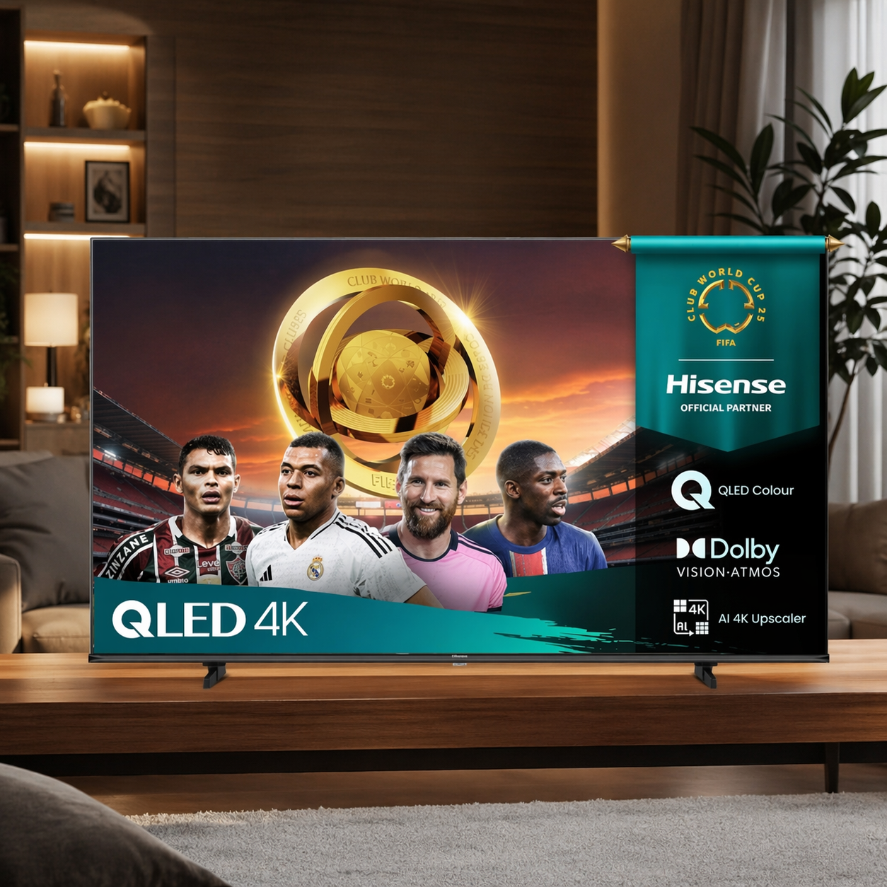 Телевизор Hisense 43" E7Q 4K Ultra HD 3840x2160, QLED