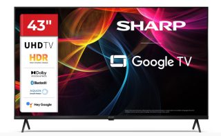 Телевизор Sharp 43HL4265E, 43" Google TV, 4K Ultra HD 3840x2160 Frameless