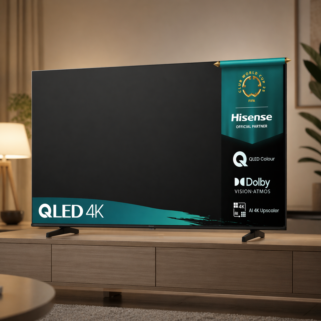 Телевизор Hisense 55" E7Q 4K Ultra HD 3840x2160, QLED
