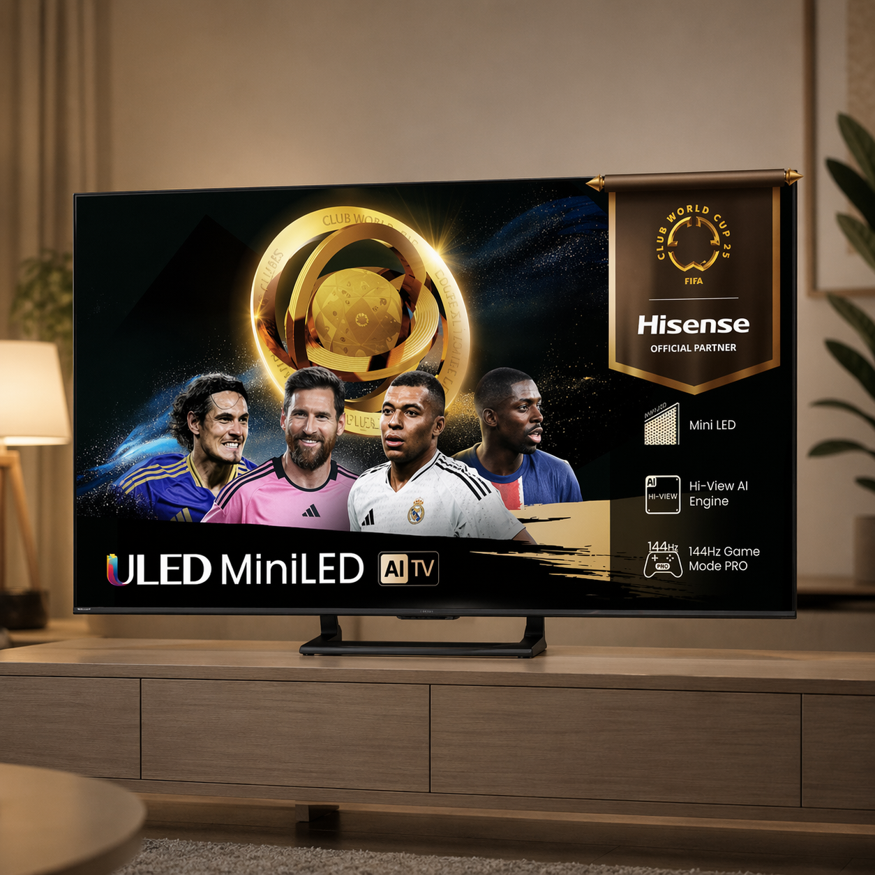 Телевизор Hisense 50" U7Q 4K Ultra HD 3840x2160, ULED