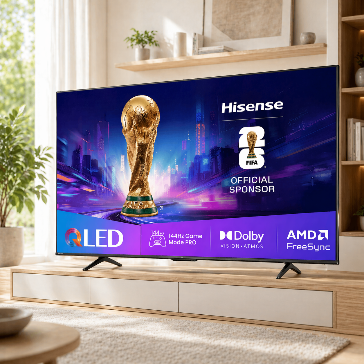Телевизор Hisense 65" E7Q Pro 4K Ultra HD 3840x2160, QLED