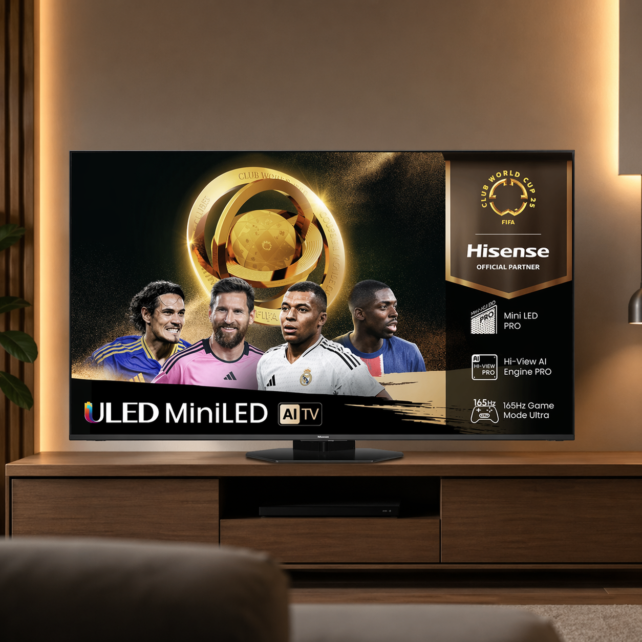 Телевизор Hisense 65" U8Q 4K Ultra HD 3840x2160, Mini Led Pro