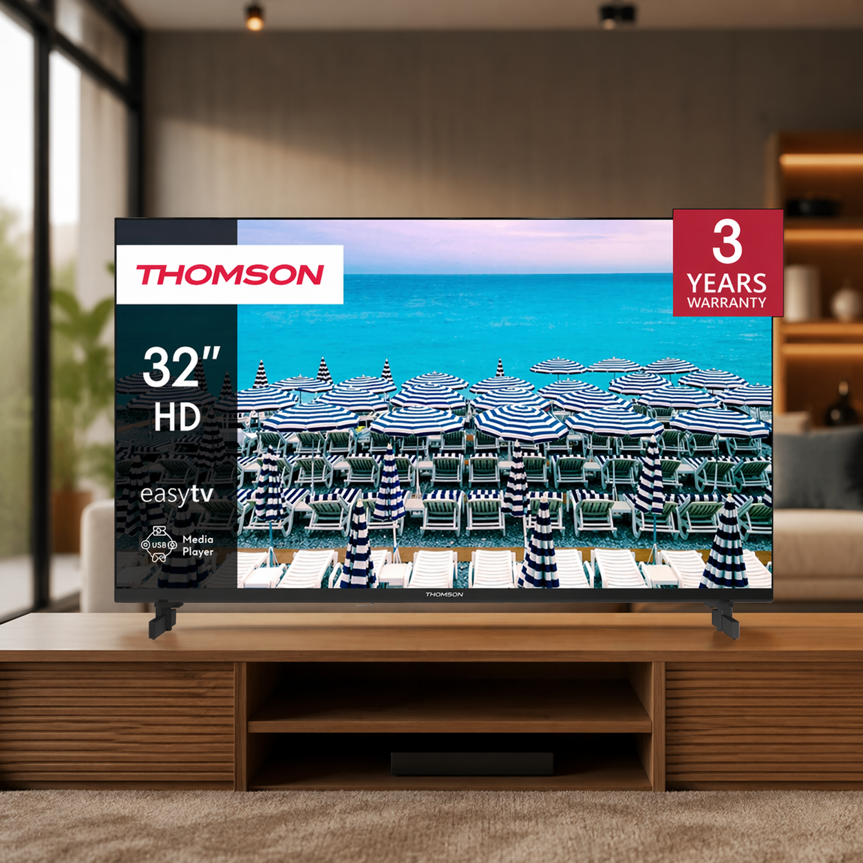 Телевизор Thomson 32"HD Easy TV, 1366 x 768