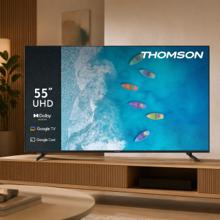 Телевизор Thomson 55" UHD Google TV, 3840 x 2160